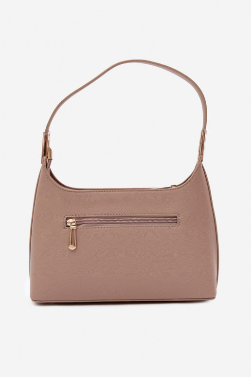 Sac à main en simili cuir couleur ivoire Gretta
