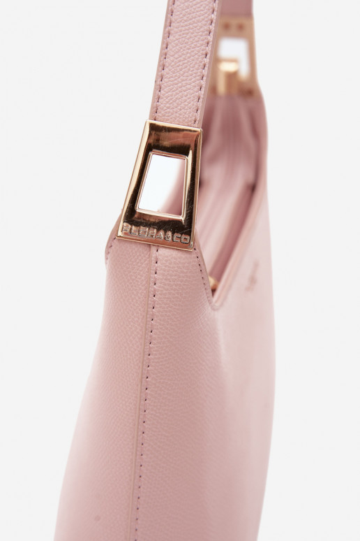 Handtas van faux leather in roze Gretta