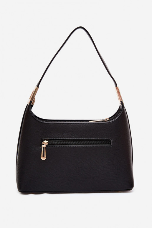 Handtasche aus Kunstleder in Schwarz Gretta