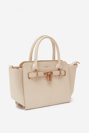 Typ Tasche aus Kunstleder in hellem Sand Odelia 2