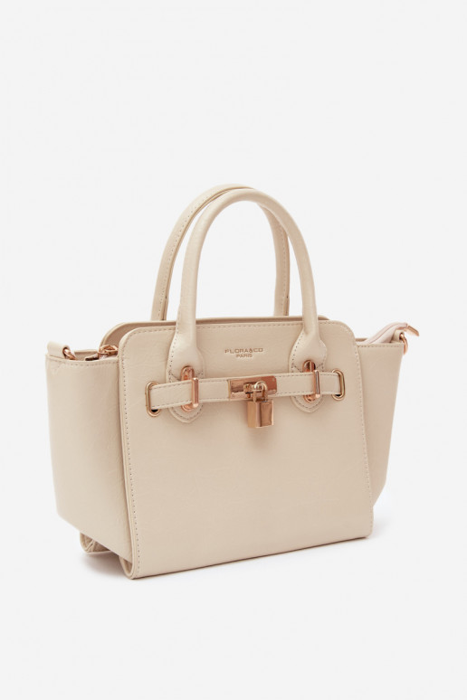 Typ Tasche aus Kunstleder in hellem Sand Odelia