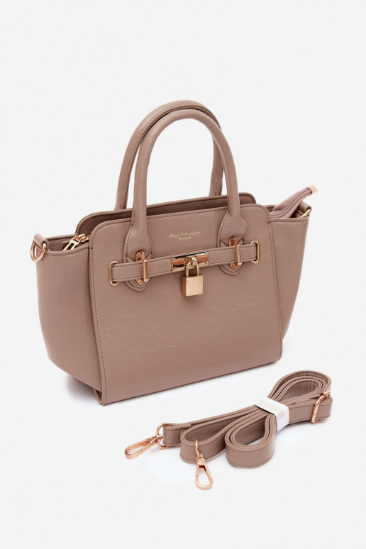 Typ Tasche aus Kunstleder in Elfenbein Odelia