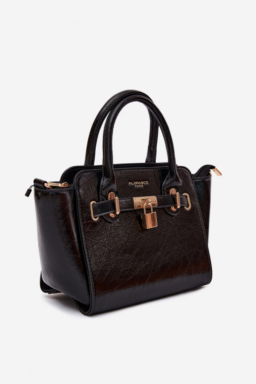 Type tas van faux leather in zwart Odelia