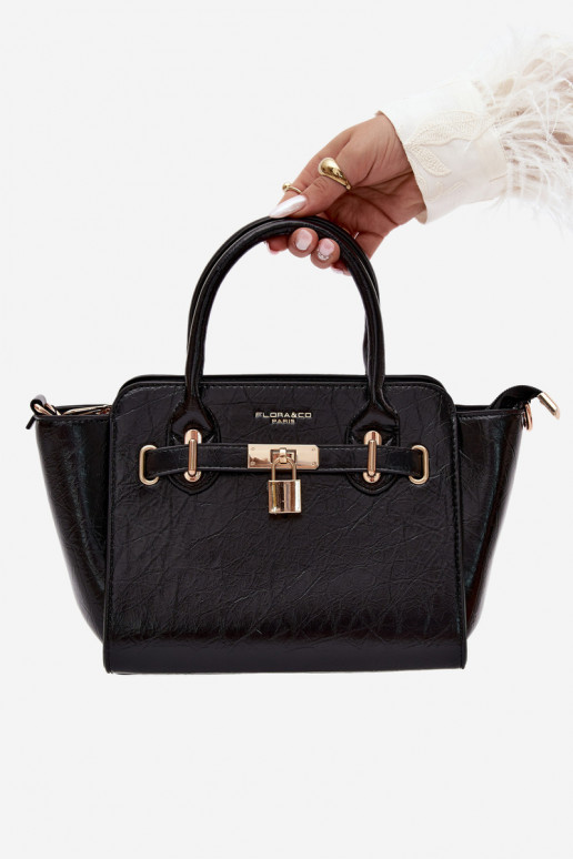 Type tas van faux leather in zwart Odelia