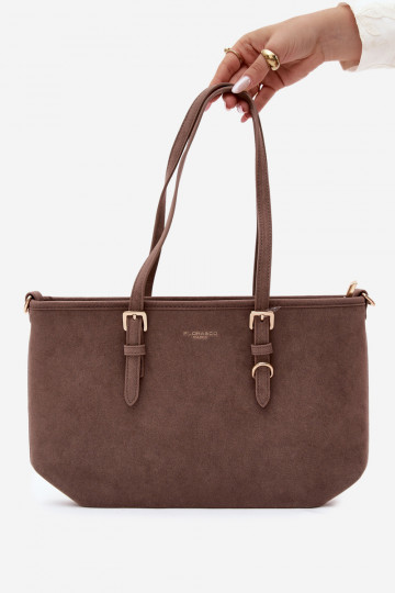 Sac en daim synthétique argile Araminta