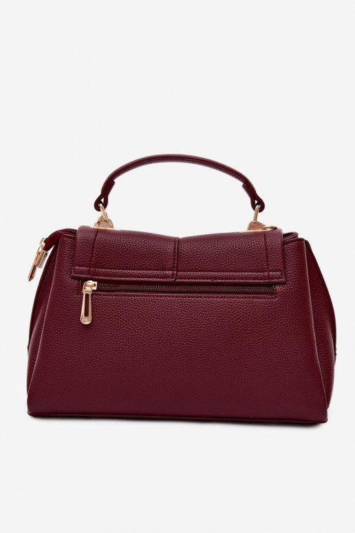 Sac pour femmes en cuir synthétique bordeaux Sybella