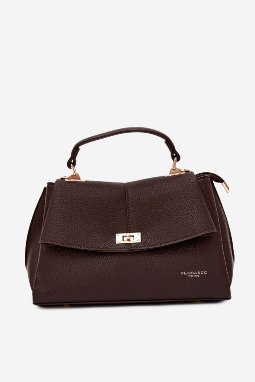 Sac pour femmes en cuir synthétique chocolat Sybella