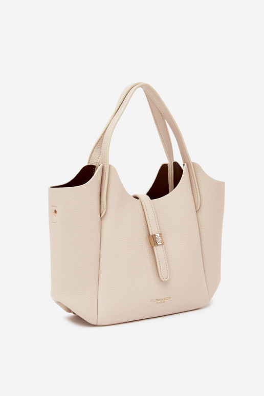 Sac en simili cuir sable clair Toffee