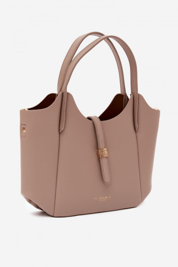 Sac en simili cuir ivoire Toffee 2