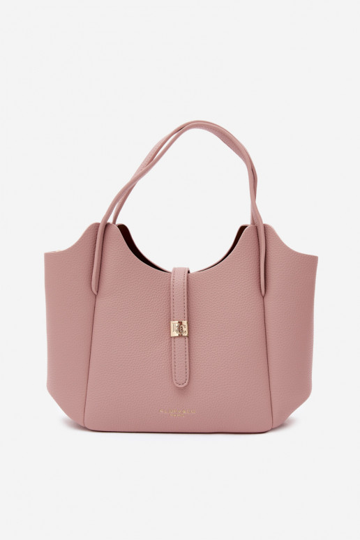 Sac en simili cuir rose Toffee