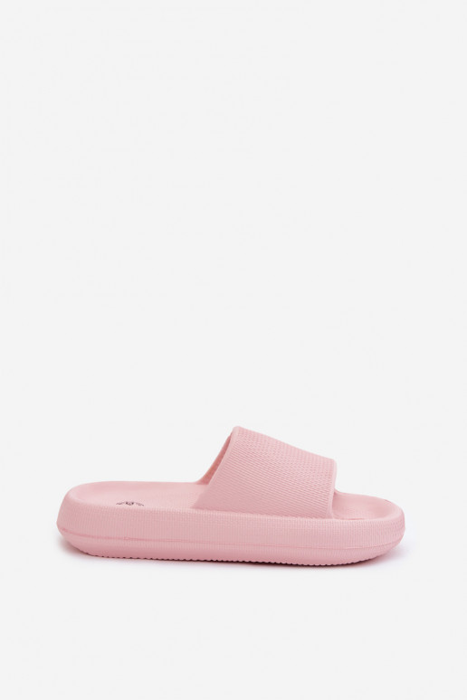 Chaussons légers en mousse pour femmes sur semelle épaisse rose Querceria