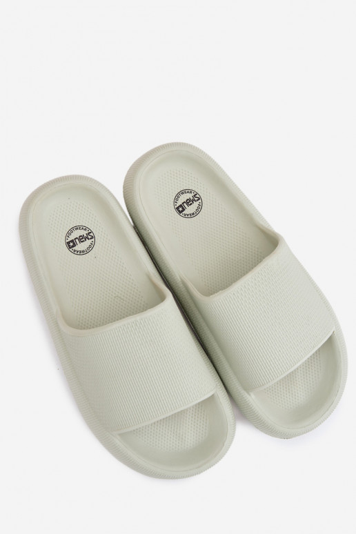 Chaussons légers en mousse pour femmes sur semelle épaisse menthe Querceria