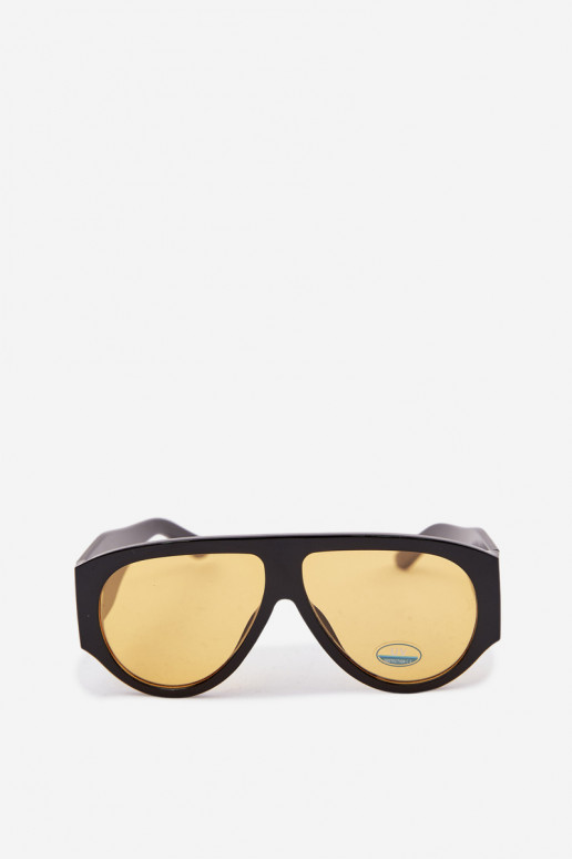 Damen Sonnenbrille in Schwarz und Gelb