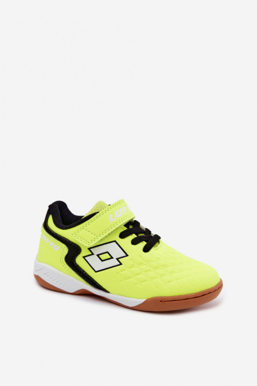 Chaussures pour enfants jaunes néon LOTTO DASHER 2600920