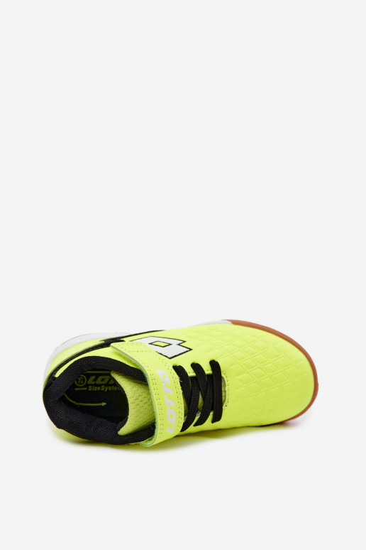 Chaussures pour enfants jaunes néon LOTTO DASHER 2600920