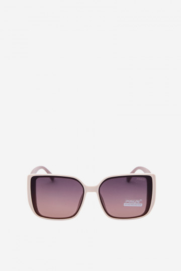 Sonnenbrille mit dekorativen Details in Sandfarbe 2