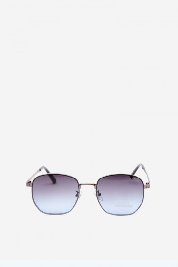 Lunettes de soleil avec monture fine UV 400 en couleur bleu foncé 2