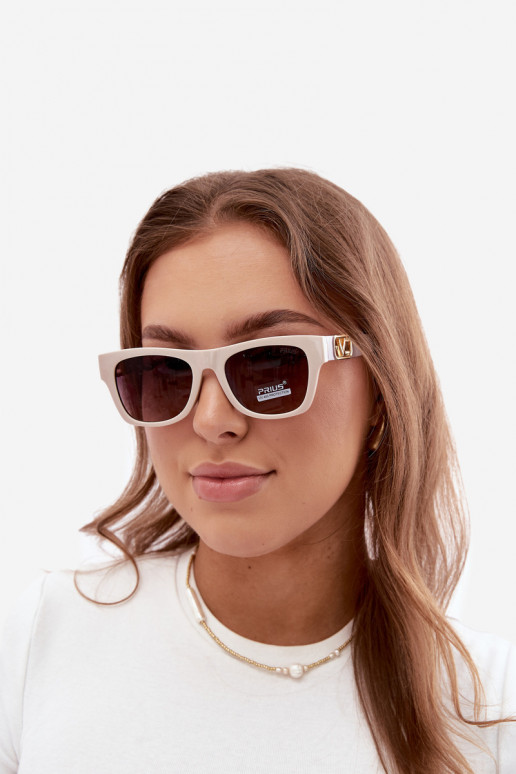 Lunettes de soleil pour femmes avec filtre UV en couleur sable