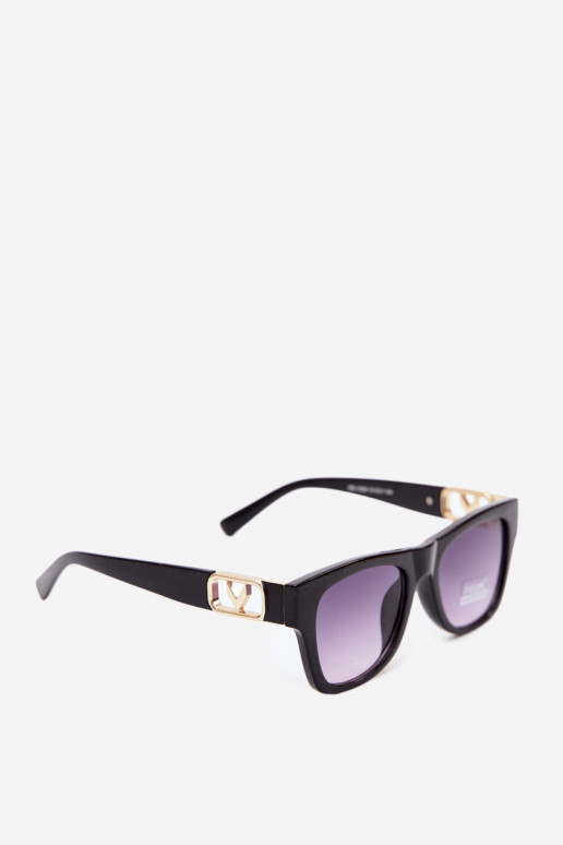 Lunettes de soleil pour femmes avec filtre UV en couleur noire
