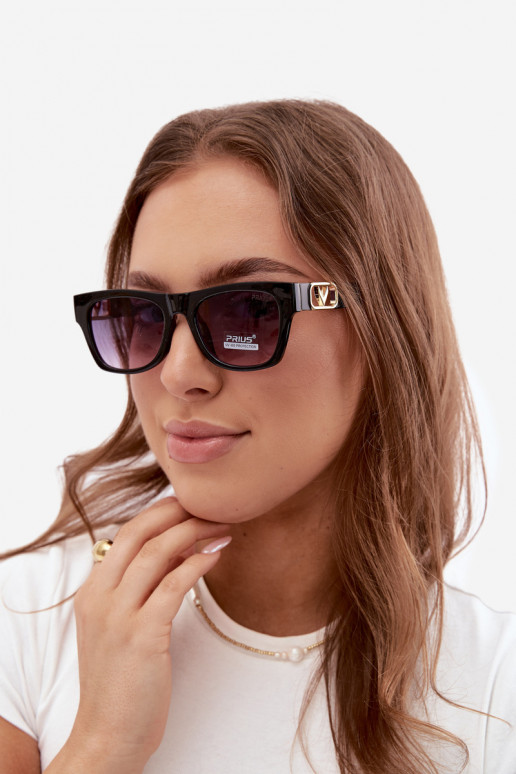 Lunettes de soleil pour femmes avec filtre UV en couleur noire