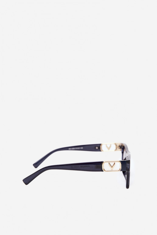 Lunettes de soleil pour femmes avec filtre UV en couleur bleu foncé