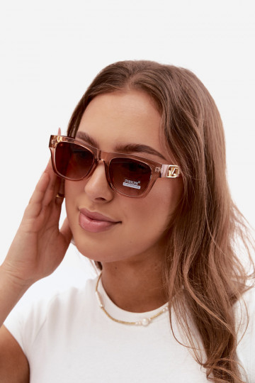 Damen-Sonnenbrille mit UV-Filter in Rosa