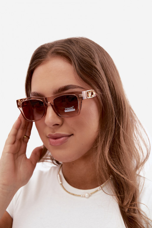 Lunettes de soleil pour femmes avec filtre UV en couleur rose