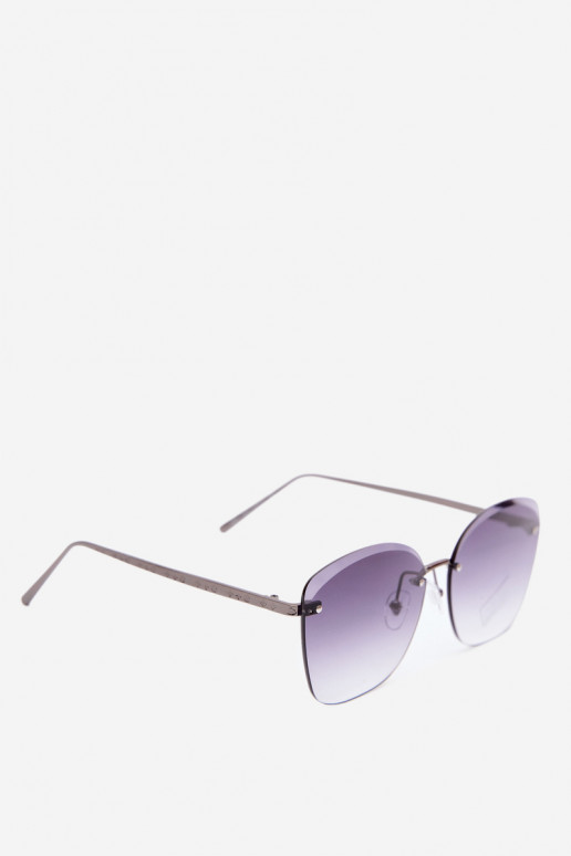 Lunettes de soleil sans monture avec filtre UV 400 en couleur noire