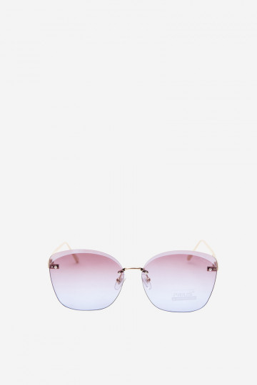 Lunettes de soleil sans monture avec filtre UV 400 couleur violette 2