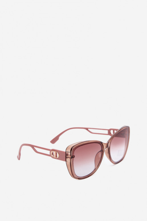Damen Sonnenbrille im Cat-Eye-Stil rosa