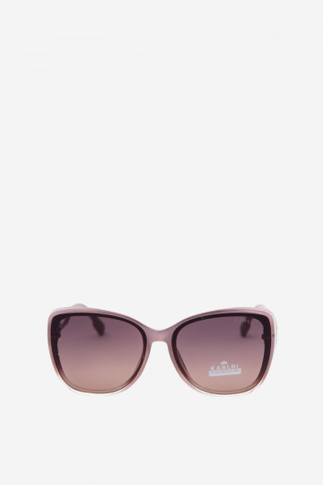 Lunettes de soleil femme style œil de chat violet 2