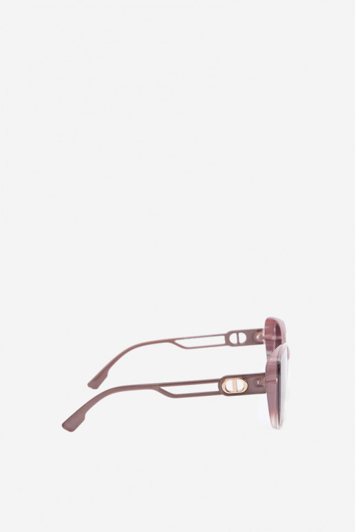 Lunettes de soleil femme style œil de chat violet