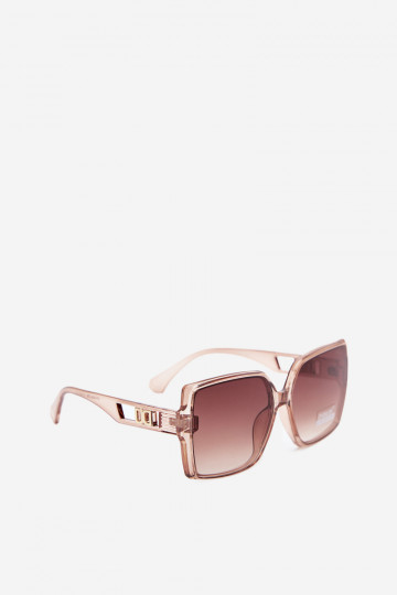 Dames zonnebril met UV-filter roze 2
