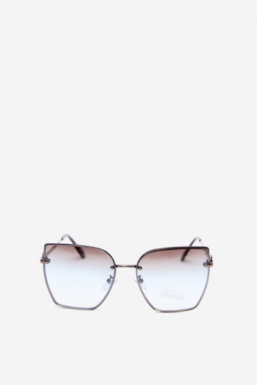 Zonnebril zonder rand in cat-eye stijl met UV 400-filter blauw 2