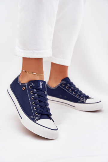 Donkerblauwe casual schoenen Big Star DD274A235
