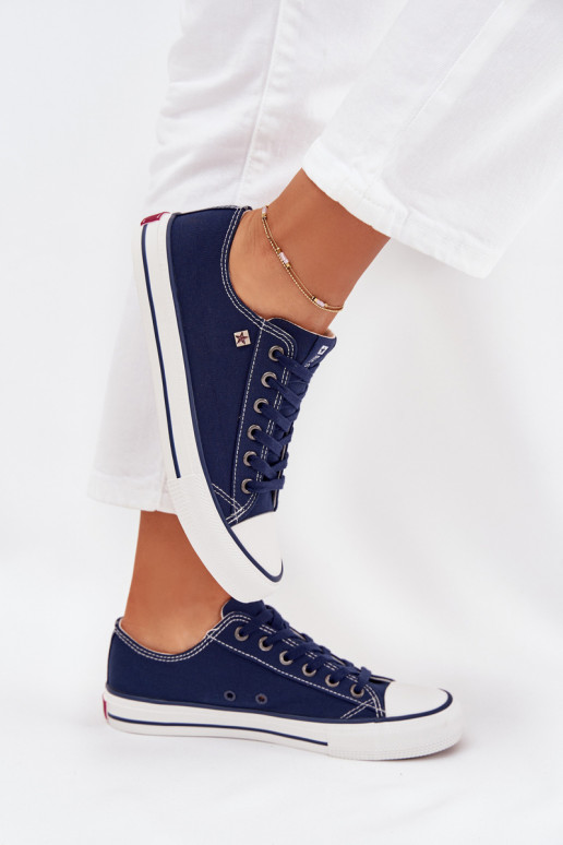 Donkerblauwe casual schoenen Big Star DD274A235