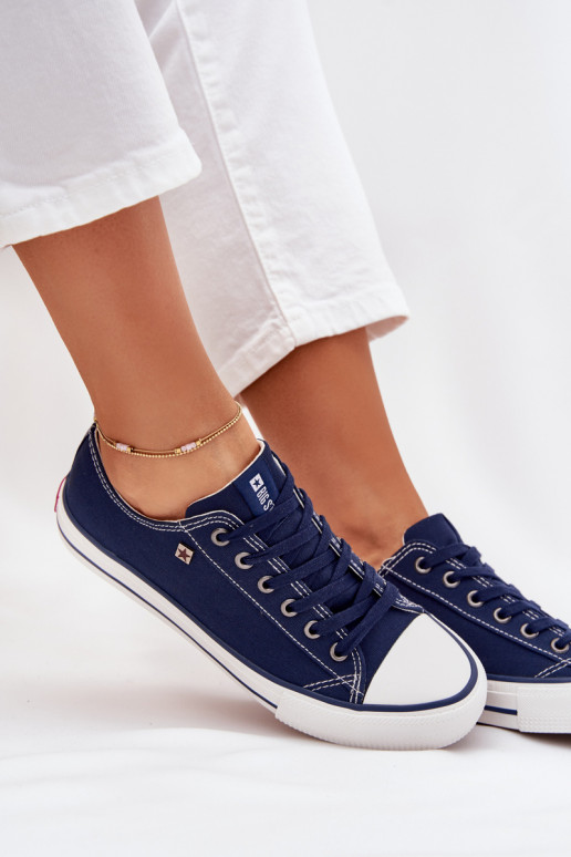 Baskets décontractées bleu foncé Big Star DD274A235