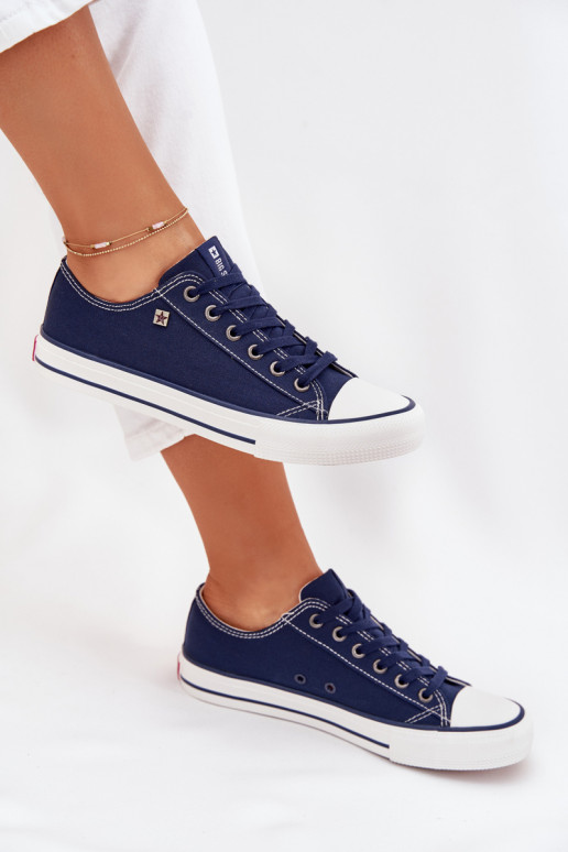 Donkerblauwe casual schoenen Big Star DD274A235