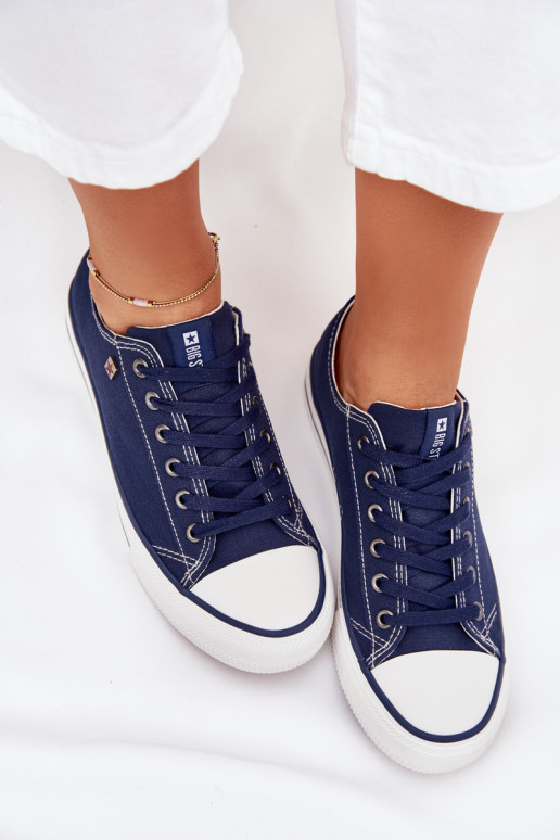 Baskets décontractées bleu foncé Big Star DD274A235