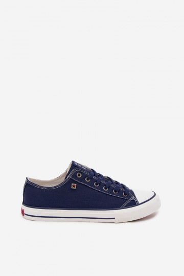 Donkerblauwe heren casual schoenen Big Star DD174503 2
