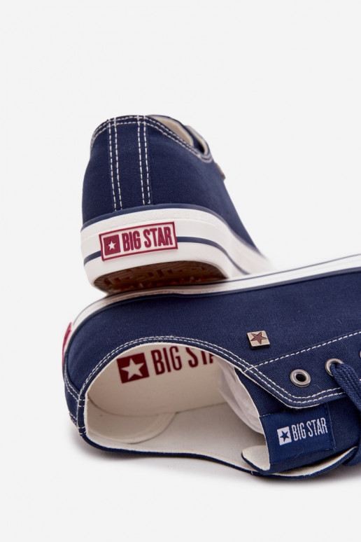 Dunkelblaue Herren Freizeitschuhe Big Star DD174503