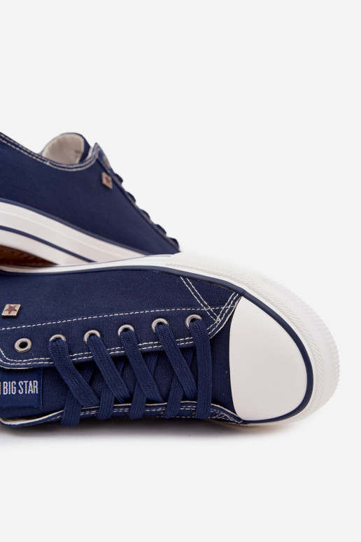 Donkerblauwe heren casual schoenen Big Star DD174503
