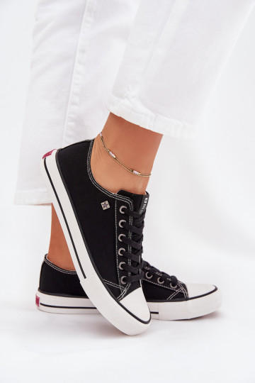 Baskets décontractées noires Big Star DD274A236