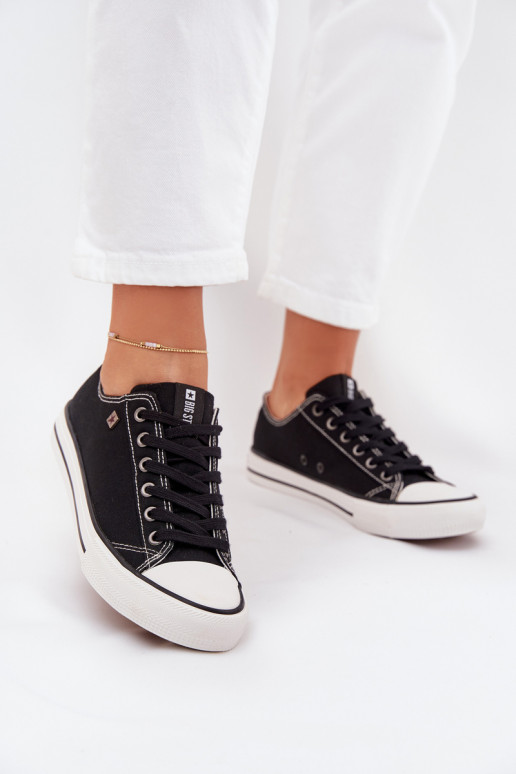 Baskets décontractées noires Big Star DD274A236