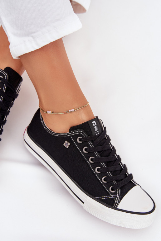 Zwarte casual schoenen Big Star DD274A236