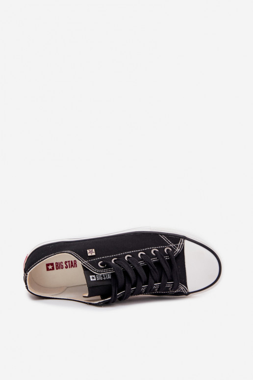 Baskets décontractées noires Big Star DD274A236