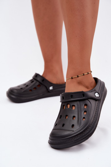 Sabots légers pour femmes noirs Cobble 2