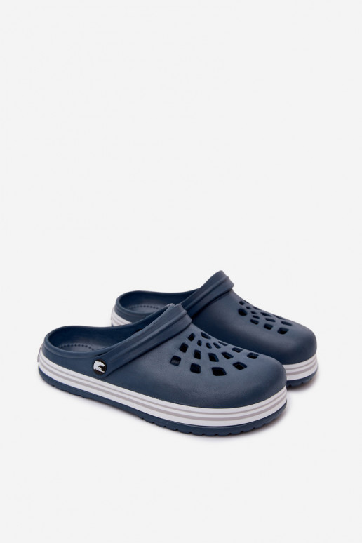 Sabots légers pour hommes bleu foncé MileĮay