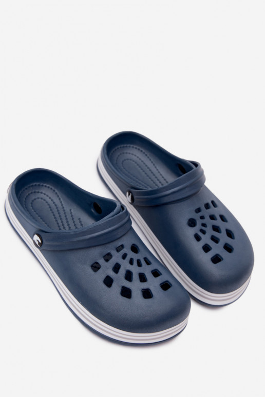 Sabots légers pour hommes bleu foncé MileĮay