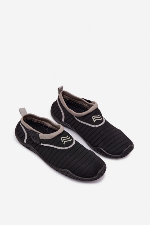 Chaussures pour femmes noires avec fermetures adhésives PROINATER PRO-26-48-114L